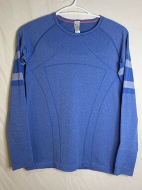 Ivivva by Lululemon Girls 14 Blue Swiftly Tech Long Sleeve Shirt